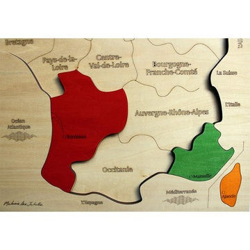 French Map Puzzle