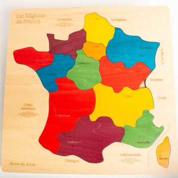 French Map Puzzle