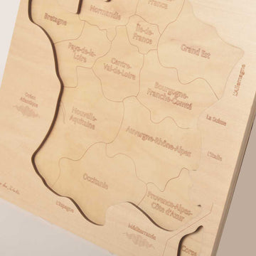 French Map Puzzle