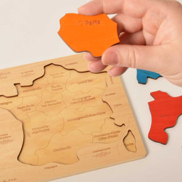 French Map Puzzle