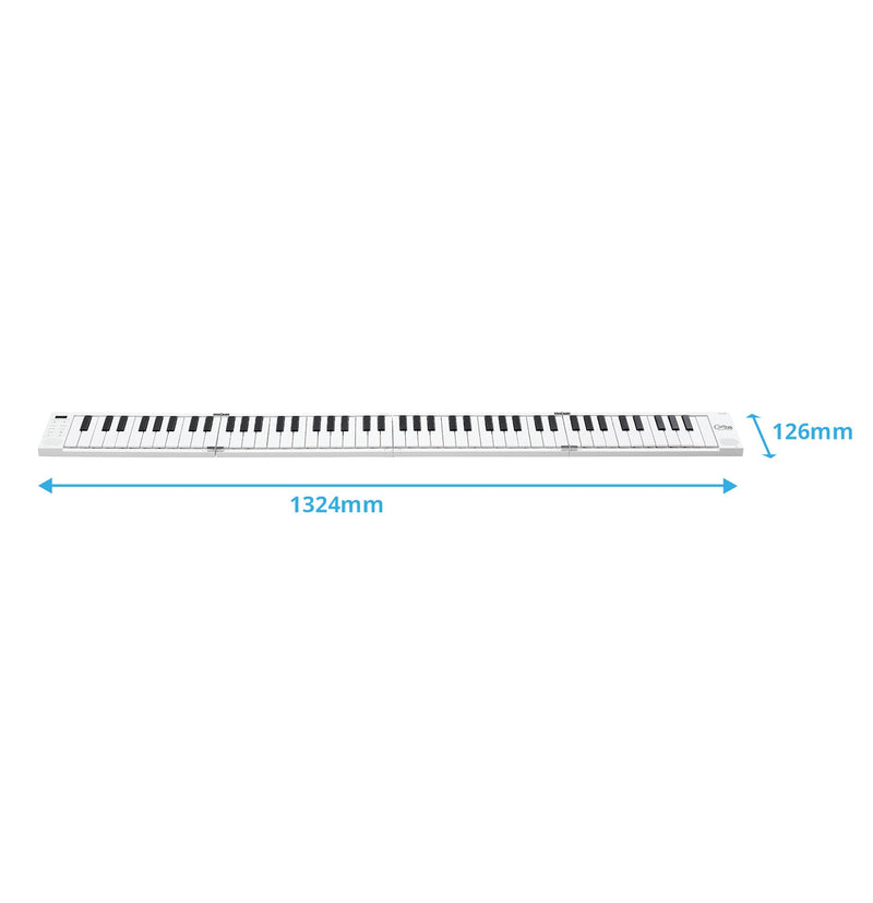Carry-on 88-key foldable portable piano