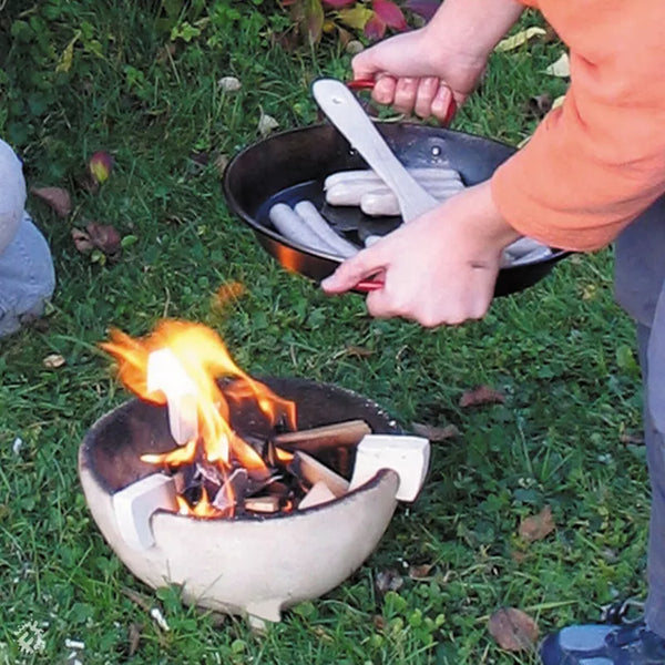 Fire bowl, pan and stand