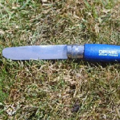 No 7 Opinel Round Ended Knife (Blue)