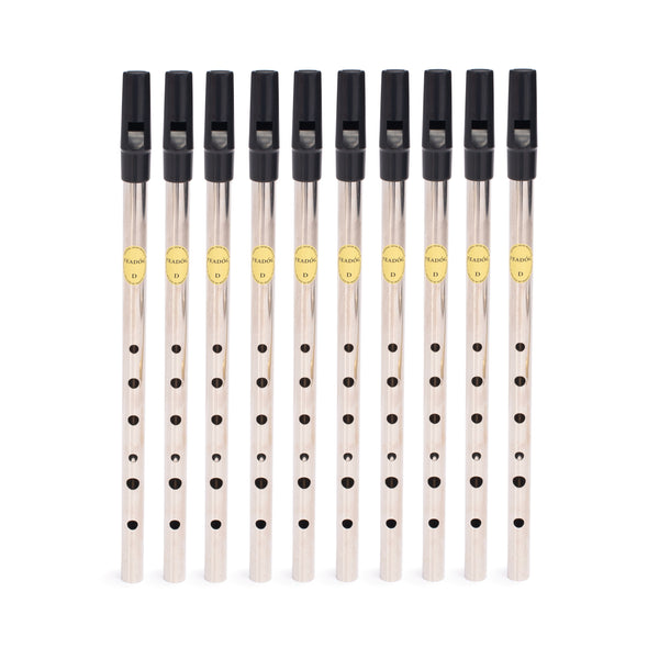 Fead??G Nickel D Whistle - Pack Of 10