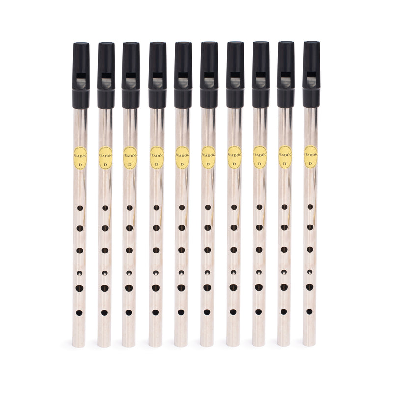 Fead??G Nickel D Whistle - Pack Of 10