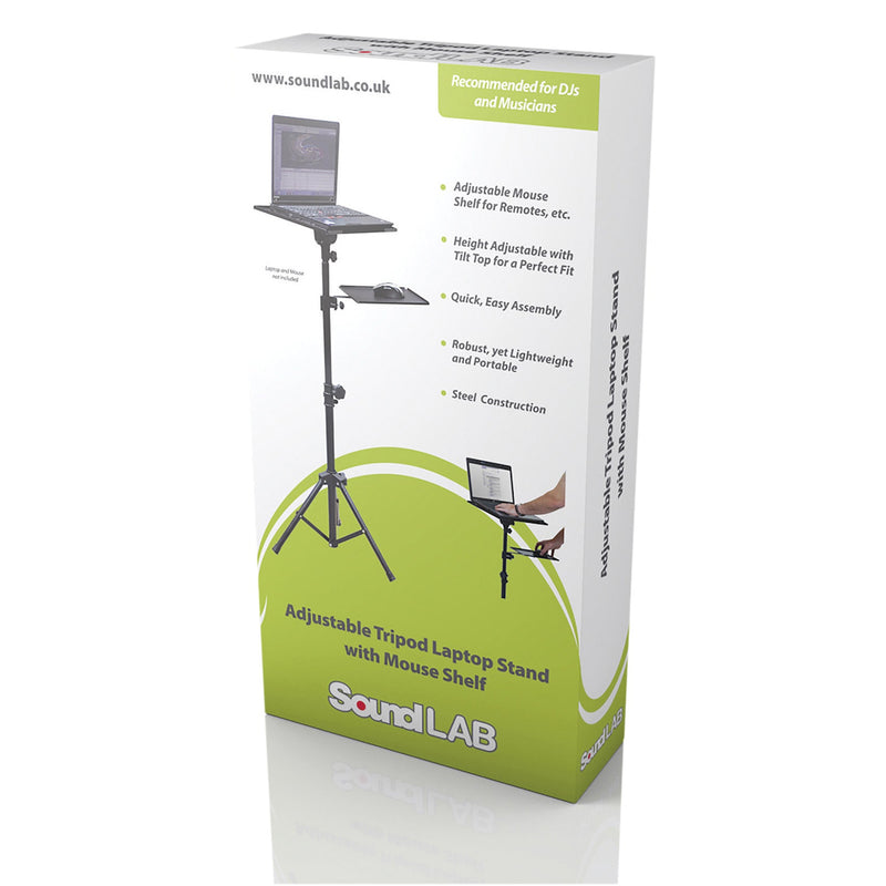 Soundlab Adjustable Tripod Laptop Stand
