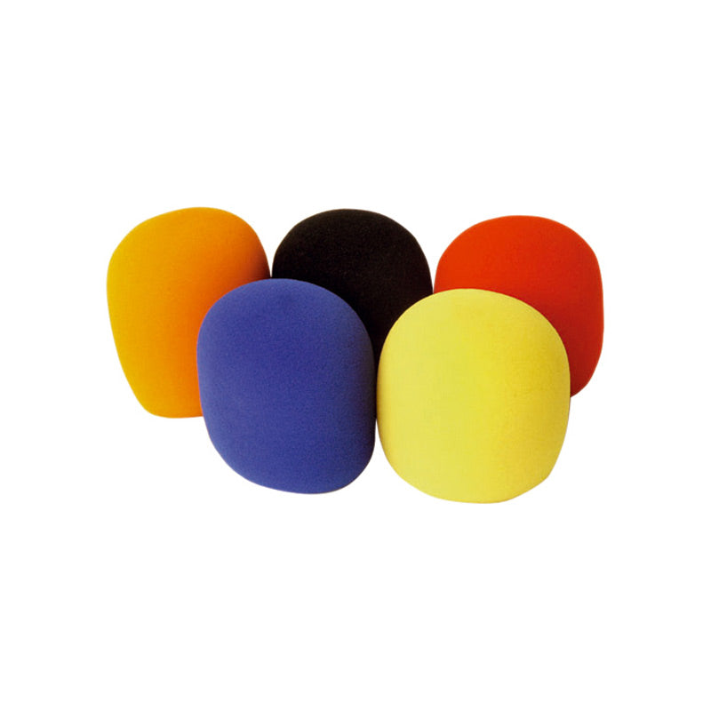 Soundlab set of 5 microphone windshields - Assorted colours