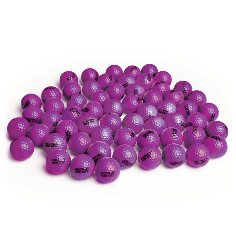 MASTERPLAY MINI GOLF BALL PURPLE, SET OF 50