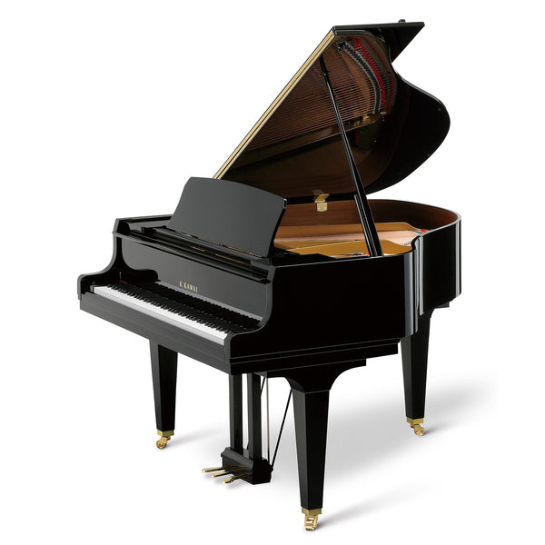 Kawai GL-10 grand piano - Polished Ebony, Chrome Fittings