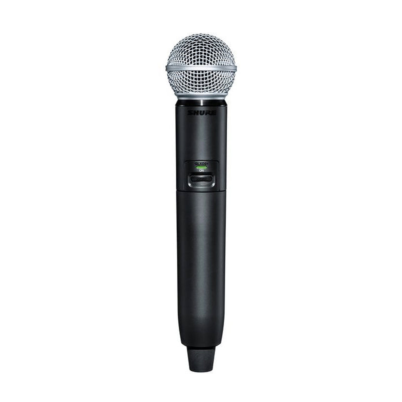 Shure digital wireless handheld system and SM58 vocal microphone