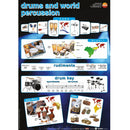 Musical instruments - pack of 8 educational posters