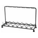 Quiklok universal guitar rack with castors - 7 guitars