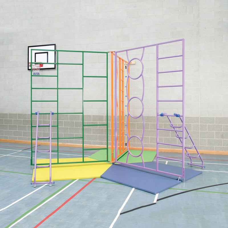 RAINBOW CLIMBING FRAME 2.75M, NO LADDER