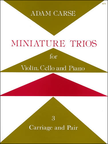Carse Miniature Trios Vol 3: Carriage and Pair