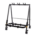 Hercules guitar display stand with castors
