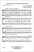 Rutter Glory to Thee, My God, This Night SATB