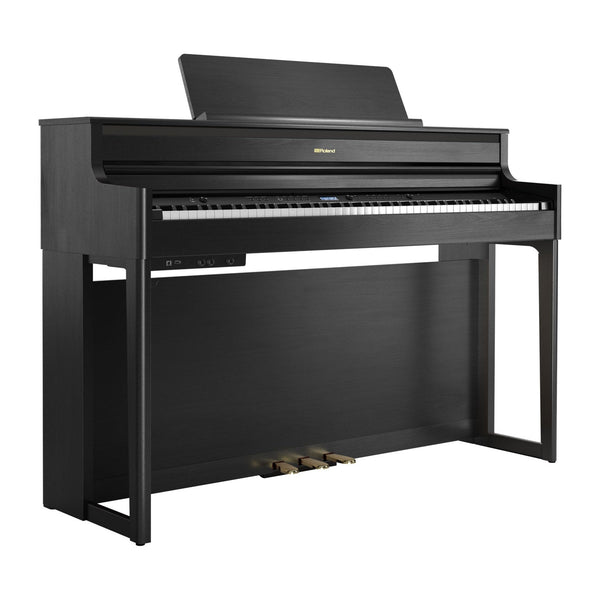 Roland HP704 digital piano - Charcoal black