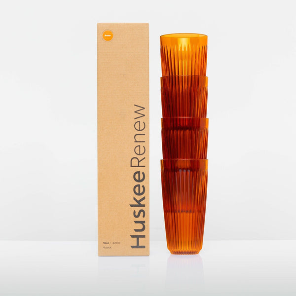 16oz HuskeeRenew Cup 4-pack - Amber