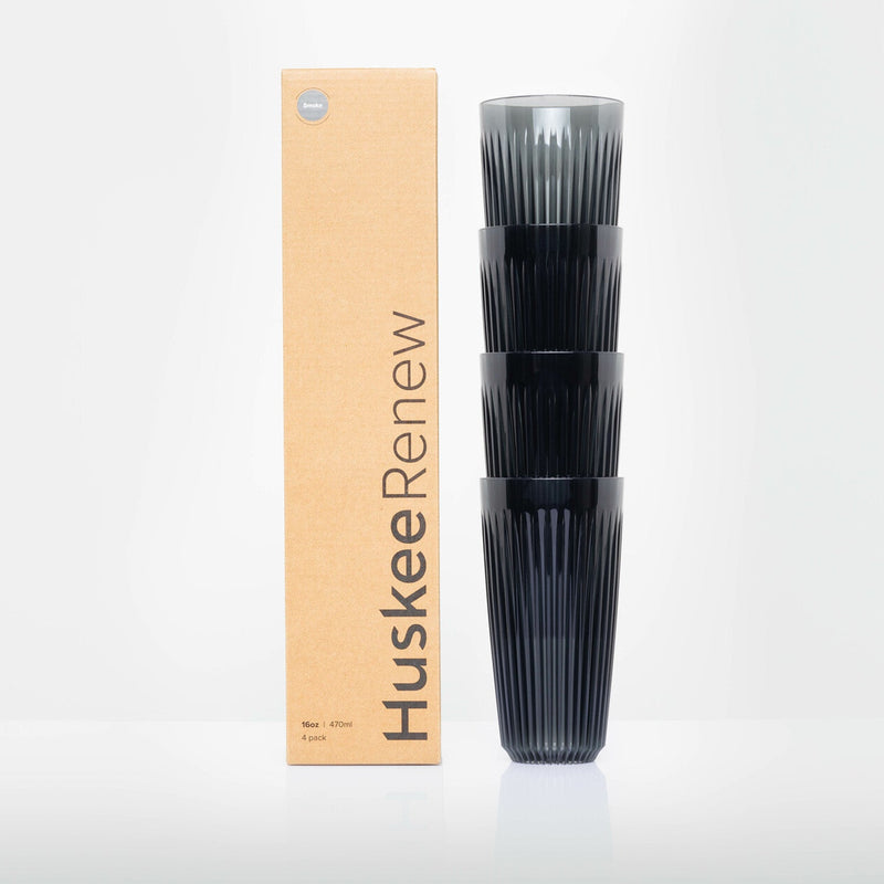 16oz HuskeeRenew Cup 4-pack - Smoke