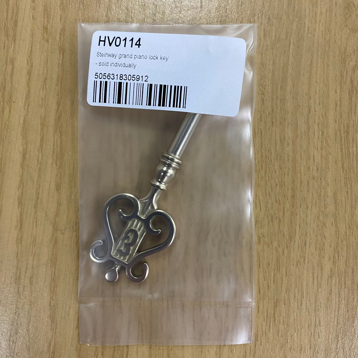 Key for Steinway grand piano locks