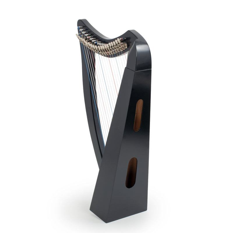 MMX celtic harp in black - 19 strings