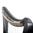 MMX celtic harp in black - 22 strings