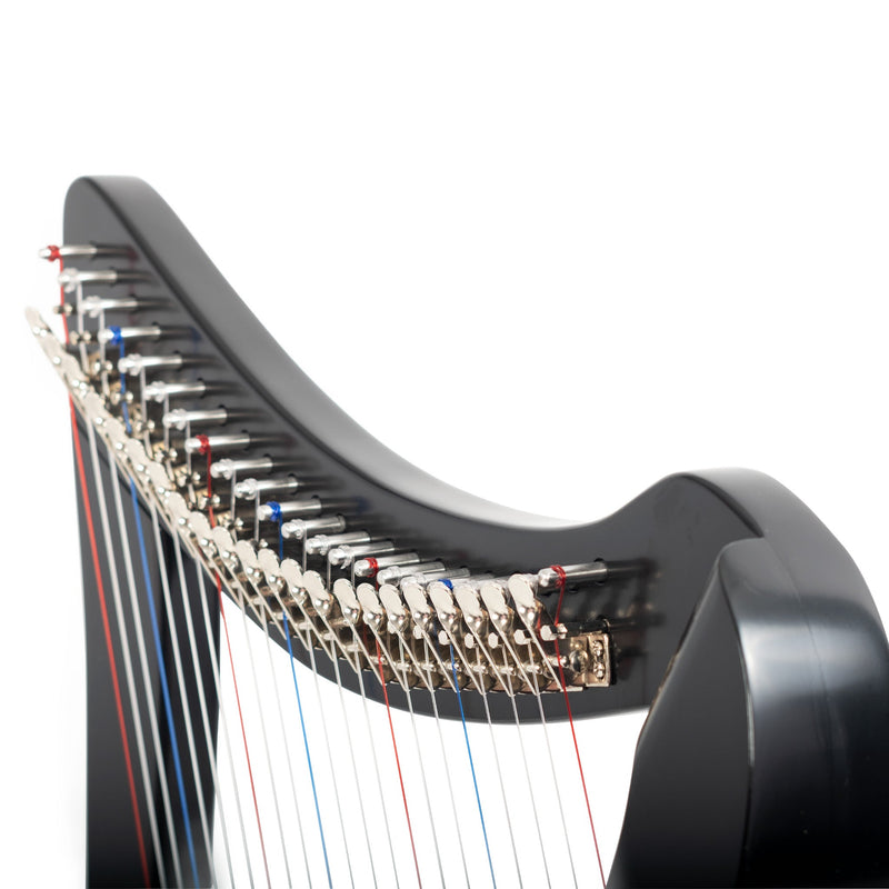 MMX celtic harp in black - 22 strings