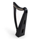 MMX celtic harp in black - 22 strings