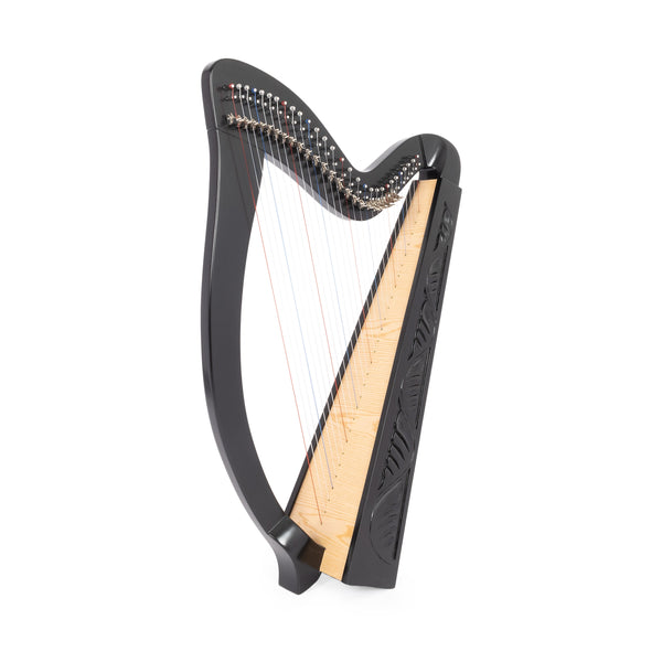 MMX celtic harp in black - 29 strings