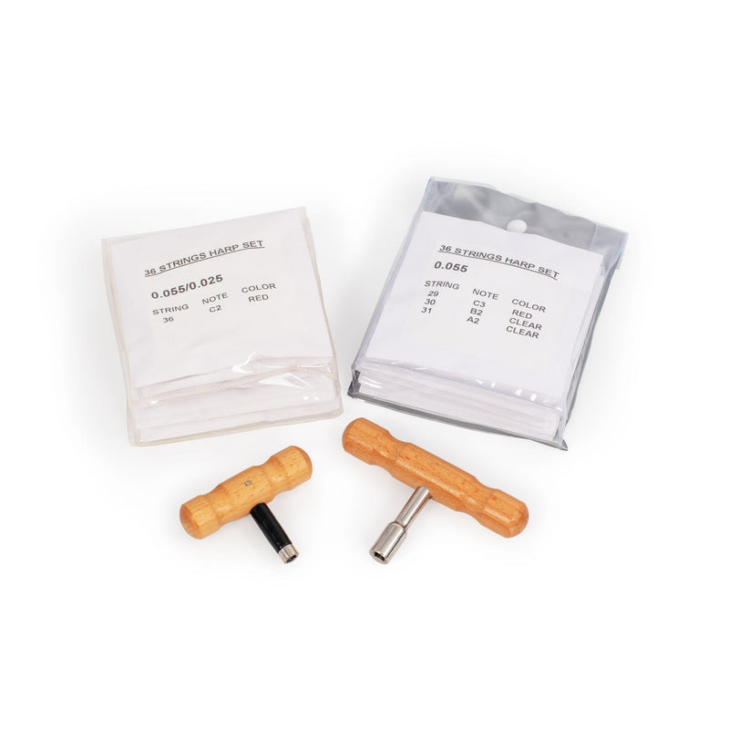 MMX celtic harp in natural - 36 strings