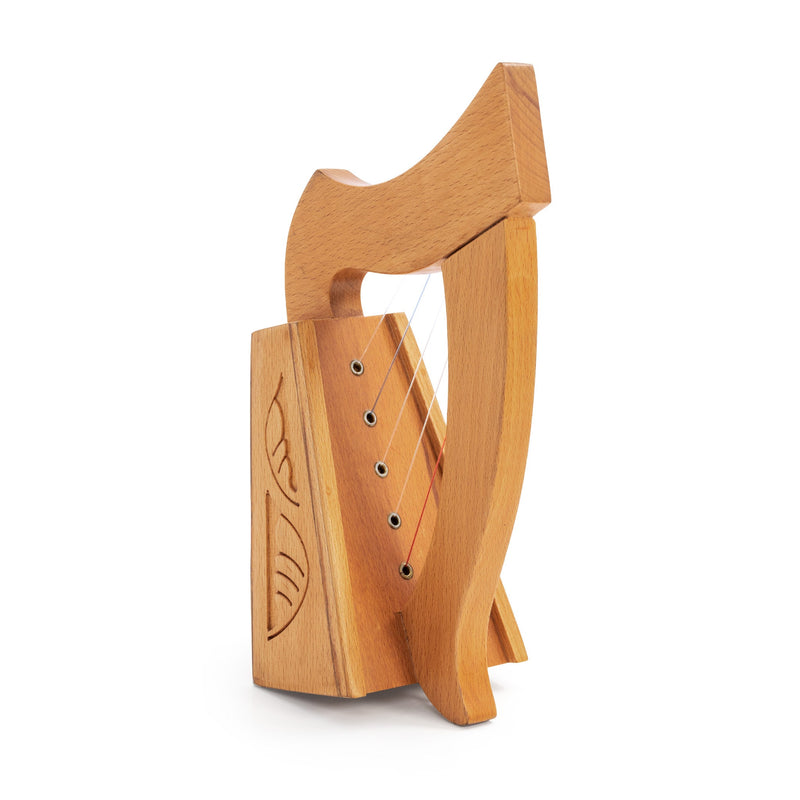 MMX "miniature" celtic harp in natural - 5 strings