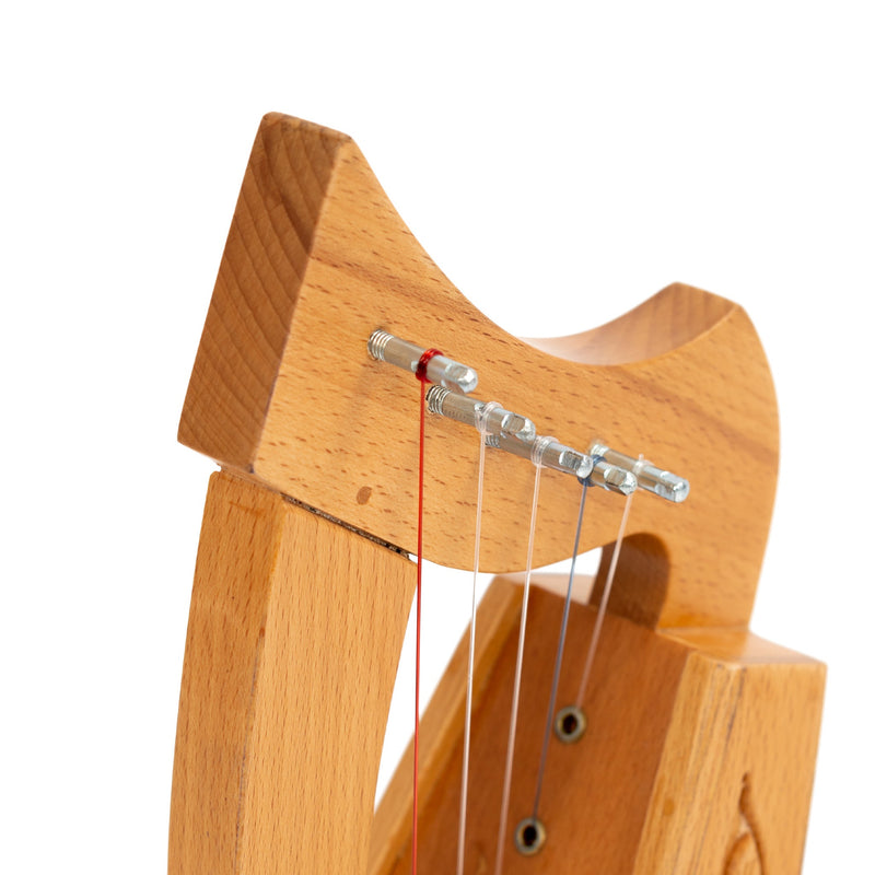 MMX "miniature" celtic harp in natural - 5 strings