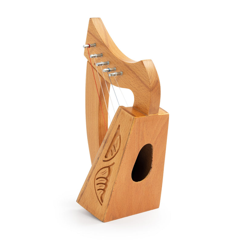 MMX "miniature" celtic harp in natural - 5 strings