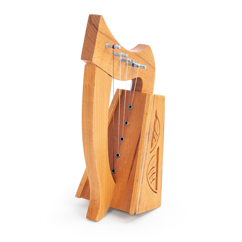 MMX "miniature" celtic harp in natural - 5 strings