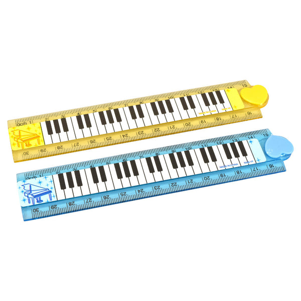 6" Ruler With Keyboard Design