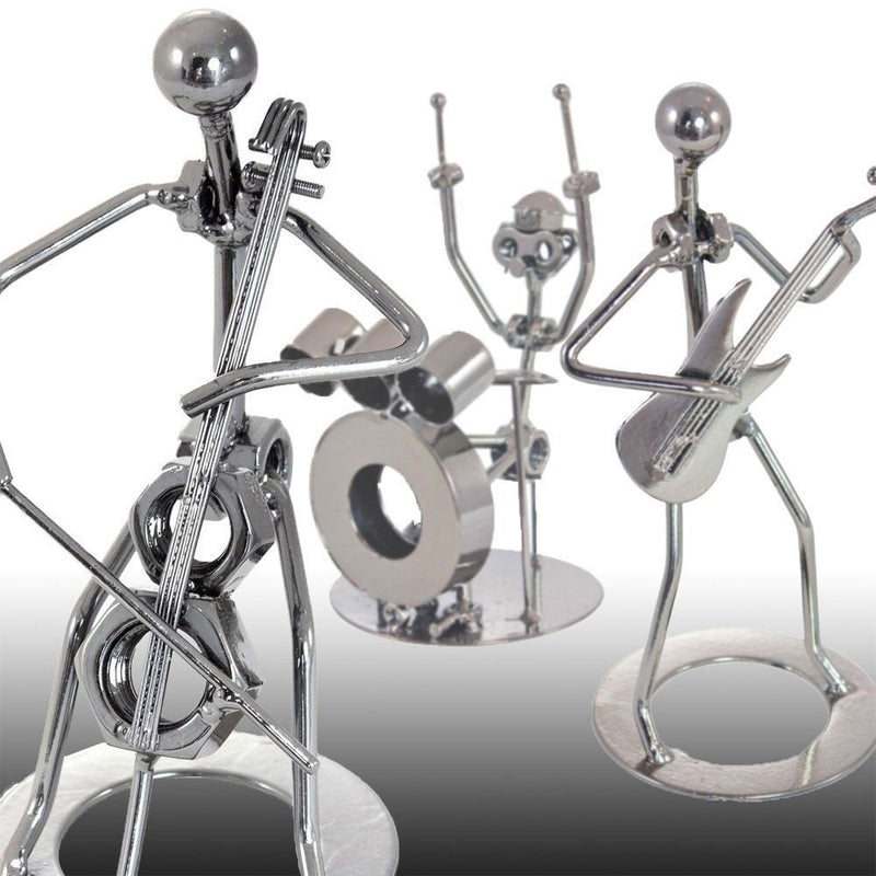 Nuts & bolts iron man figurine - electric guitarist