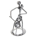 Nuts & bolts iron man figurine - cellist