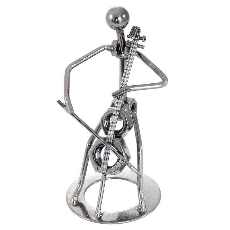 Nuts & bolts iron man figurine - cellist