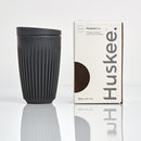 12oz HuskeeCup with Lid - Charcoal
