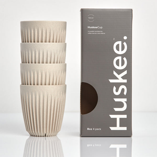 8oz HuskeeCup 4-pack - Natural
