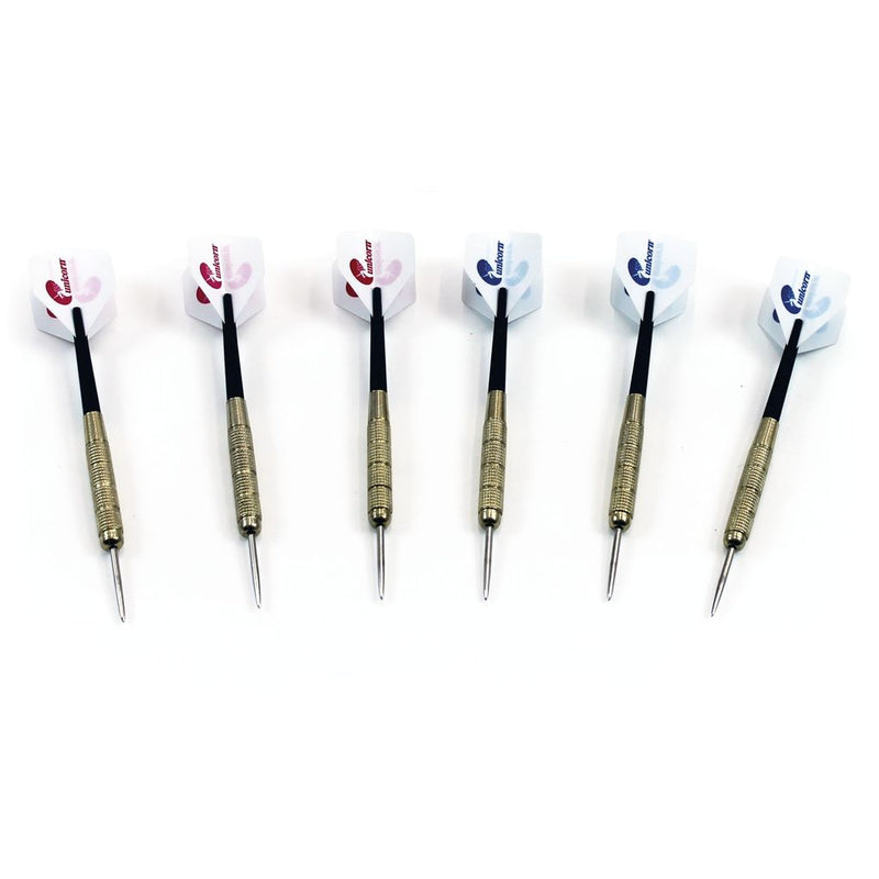 BRASS DARTS TWIN PACK, SET OF 6
