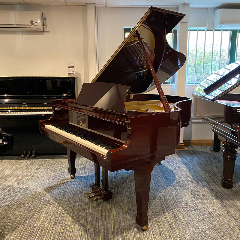 Pre-owned Boston GP178 grand piano in polished mahogany - A1