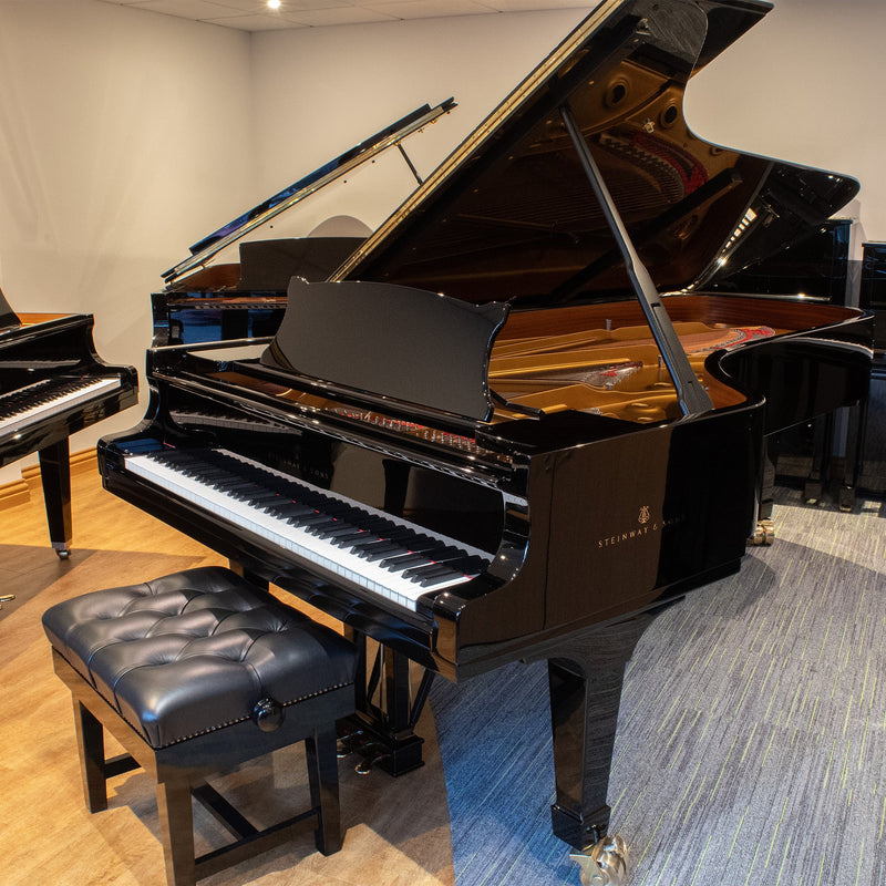Pre-owned Steinway Model D concert grand piano in polished ebony - A1