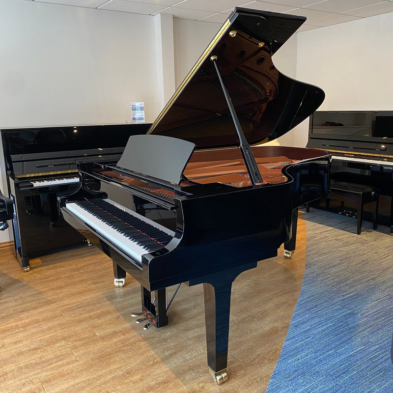 Pre-owned Yamaha C6X grand piano in polished ebony