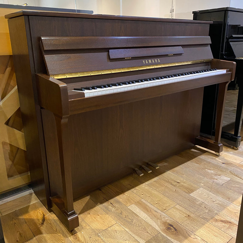 Pre-owned Yamaha P110NT upright piano in satin walnut - A1