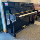 Pre-owned Steinway Essex EUP111 upright piano in polished ebony - A1