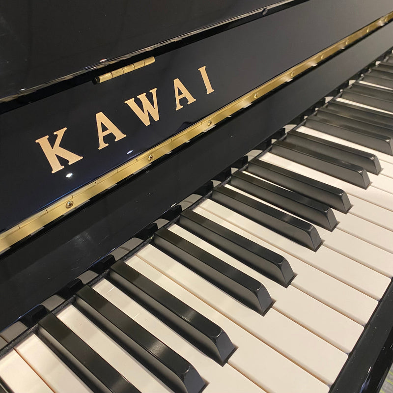 Pre-owned Kawai K-300 AURES upright piano in polished ebony