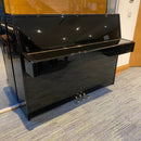 Pre-owned Yamaha C110A upright piano in polished ebony