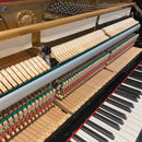 Pre-owned Yamaha C110A upright piano in polished ebony