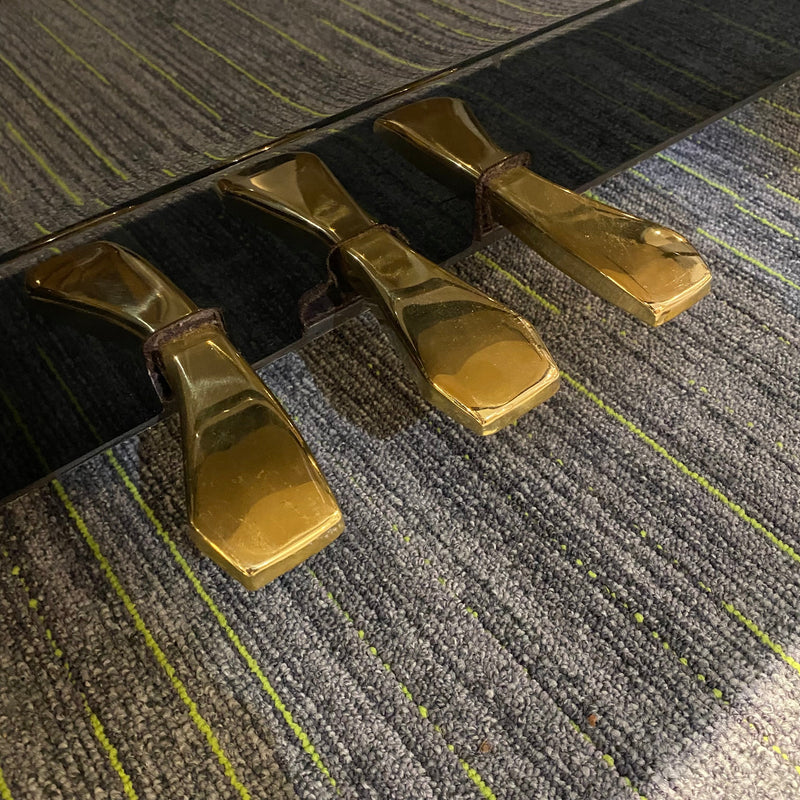 Pre-owned Steinmayer S118 upright piano in polished ebony